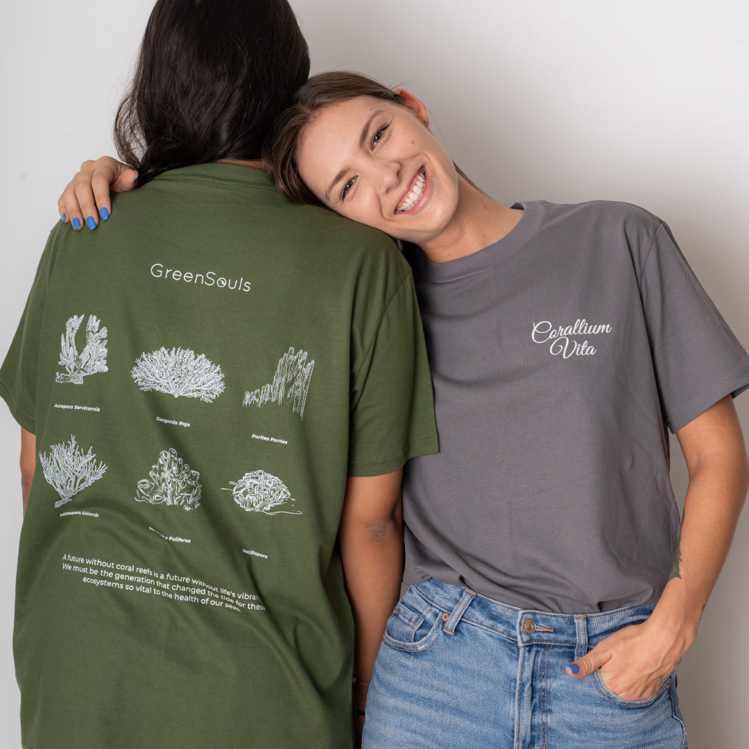 Camiseta Oversize Corallium Gris